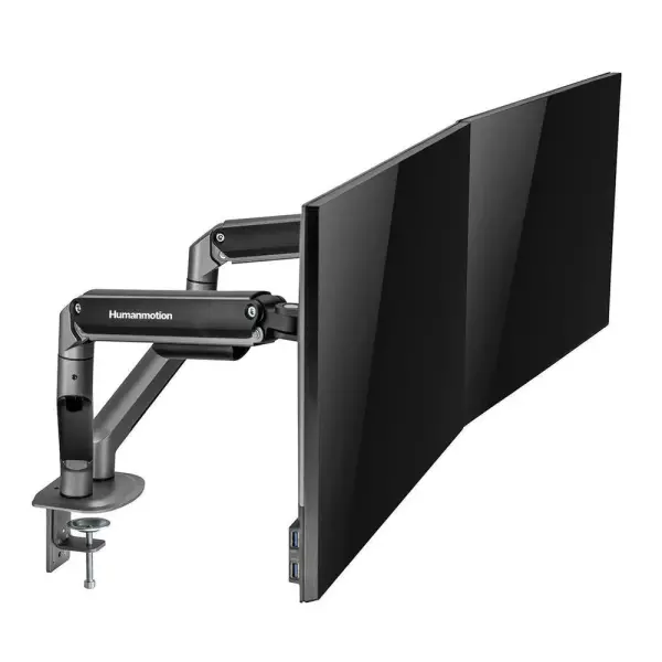 GIÁ ĐỠ 2 MÀN HÌNH HUMAN MOTION T6 PRO DUAL 17-32 INCH