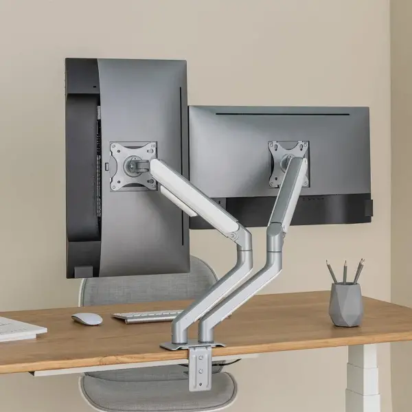 GIÁ ĐỠ 2 MÀN HÌNH HUMAN MOTION T6 PRO DUAL 17-32 INCH