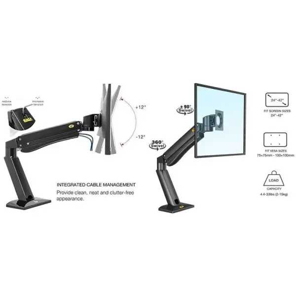 GIÁ ĐỠ MÀN HÌNH NORTH BAYOU NB45 24-42 INCH