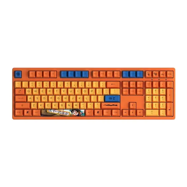 BÀN PHÍM AKKO 3108 RF DRAGON BALL Z -GOKU ( AKKO SW V3/ CREAM YELLOW)