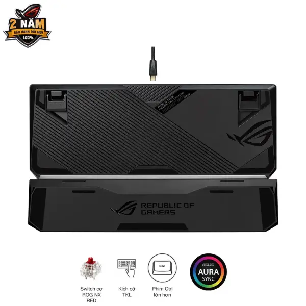 BÀN PHÍM ASUS ROG STRIX SCOPE NX TKL DELUXE