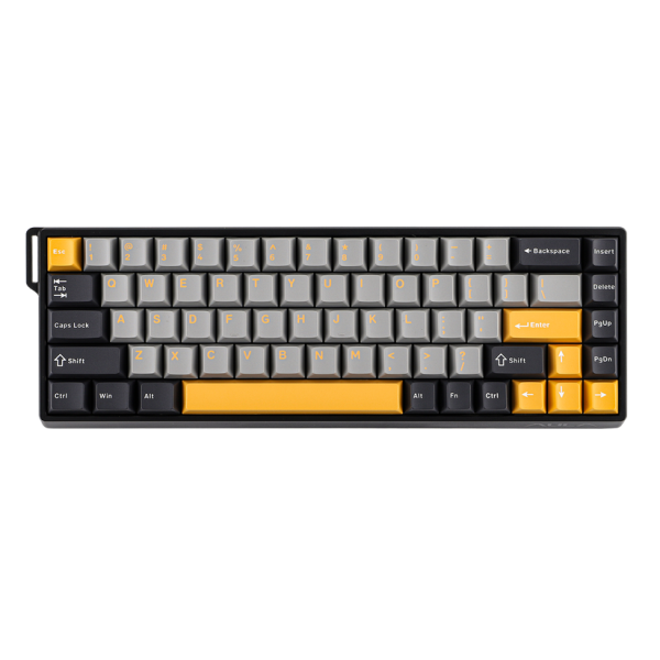 Bàn Phím Cơ Gaming Aula Win68HE Max Có Dây (68 Phím/ Đen + Xám + Vàng/ Wing Chun Magnetic Switch/ Rapid Trigger)