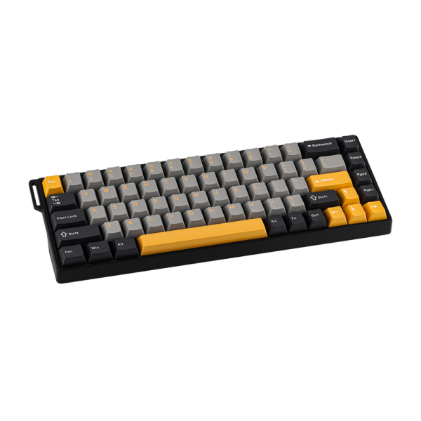 Bàn Phím Cơ Gaming Aula Win68HE Max Có Dây (68 Phím/ Đen + Xám + Vàng/ Wing Chun Magnetic Switch/ Rapid Trigger)
