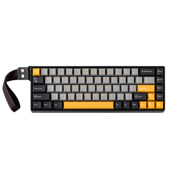 Bàn Phím Cơ Gaming Aula Win68HE Max Có Dây (68 Phím/ Đen + Xám + Vàng/ Wing Chun Magnetic Switch/ Rapid Trigger)