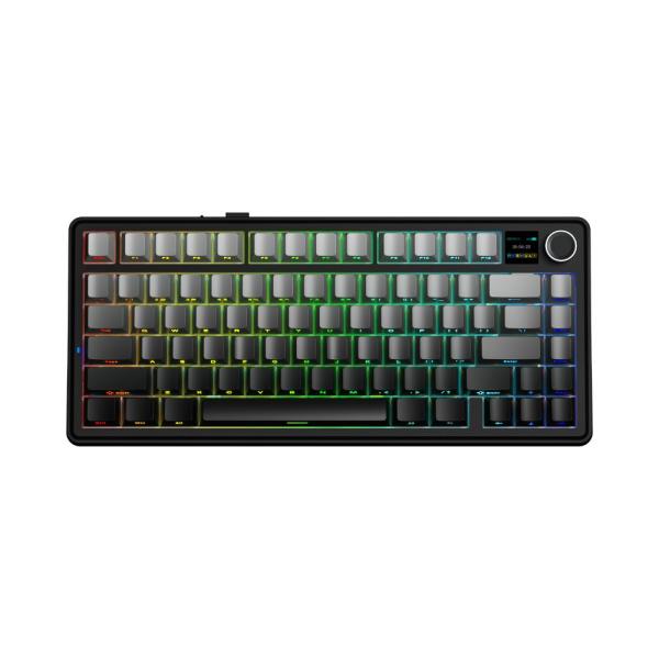 Bàn phím cơ Aula F75 Max 3 Mode ( 80 Phím/ Xám Đen Gradient /Reaper switch)