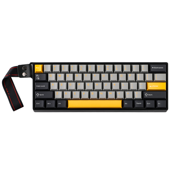 Bàn Phím Cơ Gaming Aula Win60HE Max Có Dây (68 Phím/ Đen + xám + vàng/ Wing Chun Magnetic Switch / Rapid Trigger)