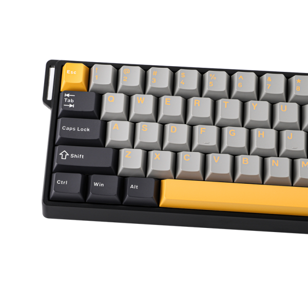 Bàn Phím Cơ Gaming Aula Win60HE Max Có Dây (68 Phím/ Đen + xám + vàng/ Wing Chun Magnetic Switch / Rapid Trigger)