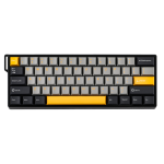 Bàn Phím Cơ Gaming Aula Win60HE Max Có Dây (68 Phím/ Đen + xám + vàng/ Wing Chun Magnetic Switch / Rapid Trigger)