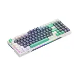 BÀN PHÍM CƠ MACHENIKE K500 PRO-B94W TRI-MODE RGB WHITE GREY/GREY WHITE