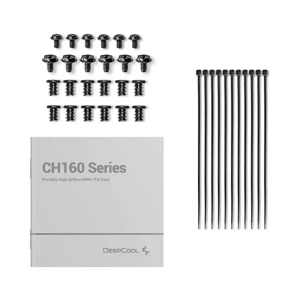 CASE ITX DEEPCOOL CH160 ĐEN/TRẮNG
