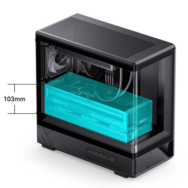 Case Jonsbo D200 Black M-ATX