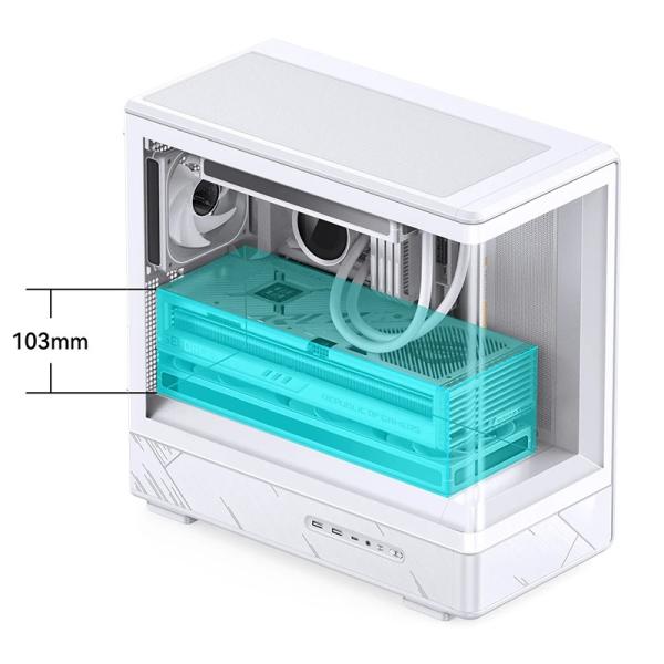 Case Jonsbo D200 White M-ATX
