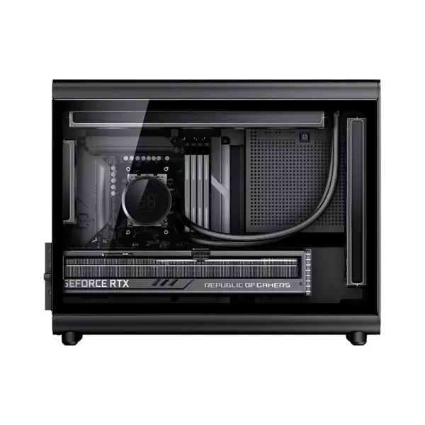 Case Jonsbo D33 Wood Black | Mini Tower/ M-ATX