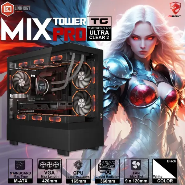 CASE MAGIC MIX TOWER PRO (FULL M-ATX)