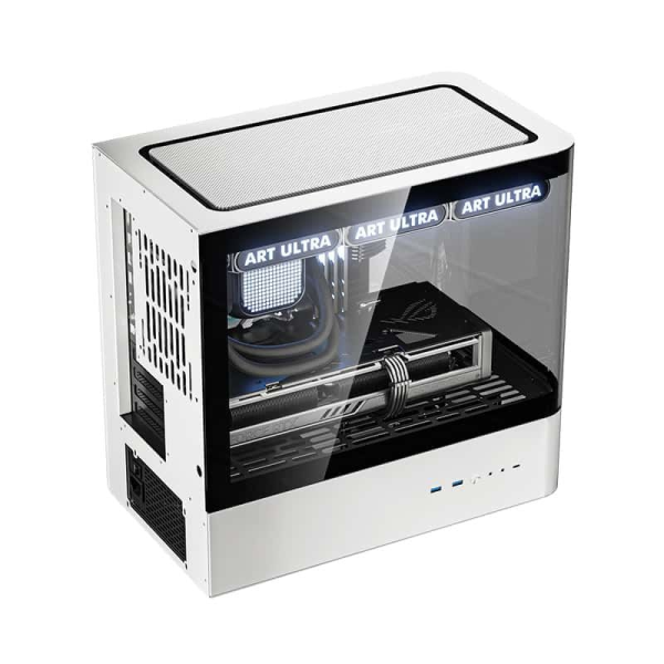 Case QC.ART ULTRA HM1 M-ATX ( RAD 360 / Kính Cong)