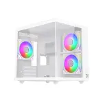 CASE XIGMATEK AQUA M LITE / AQUA M LITE ARTIC 3GF (M-ATX/ KÈM 3 FAN/ CASE BỂ CÁ)