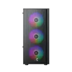 CASE XIGMATEK MYX AIR 3F EN45967 | ĐEN, KÈM SẴN 3 FAN RGB