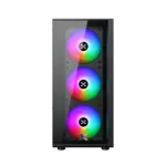CASE XIGMATEK MYX 3F EN45950 | ĐEN, KÈM SẴN 3 FAN RGB