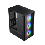 CASE XIGMATEK MYX 3F EN45950 | ĐEN, KÈM SẴN 3 FAN RGB