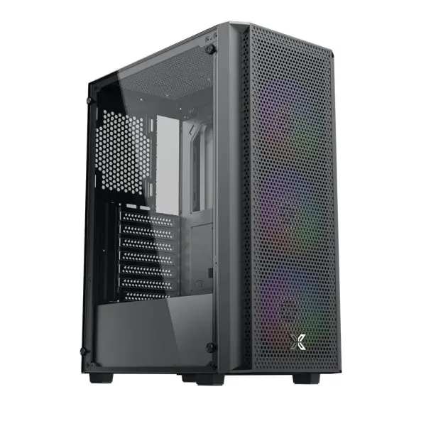 Case Xigmatek Star 3F (EN90649) F-ATX | Kèm sẵn 3 Fan, Đen