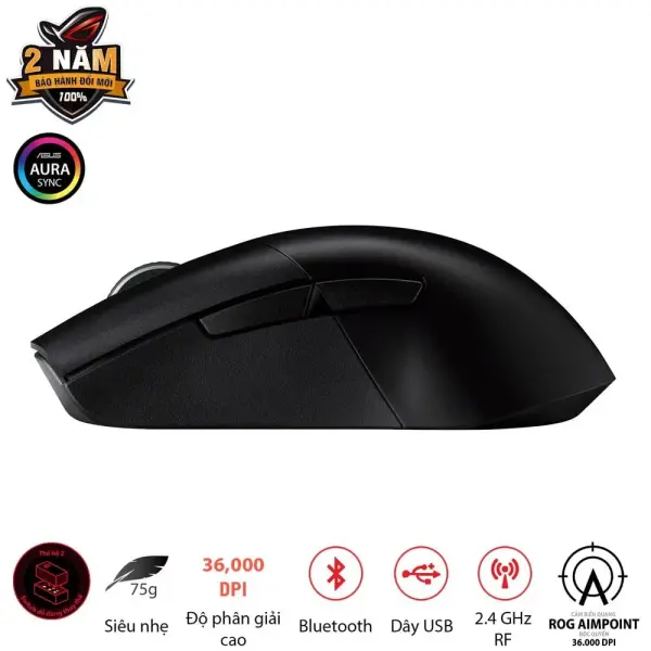CHUỘT ASUS ROG KERIS WIRELESS AIMPOINT