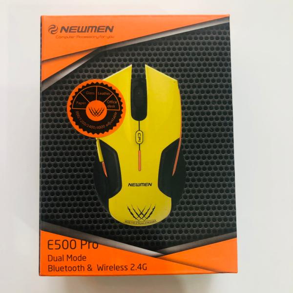 Chuột Newmen E500 PRO Không Dây ( Dual Mode/ 4000 DPI/ PX3220)