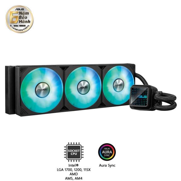 Tản nhiệt nước ASUS PRIME LC 360 ARGB (3 quạt 120mm ARGB)