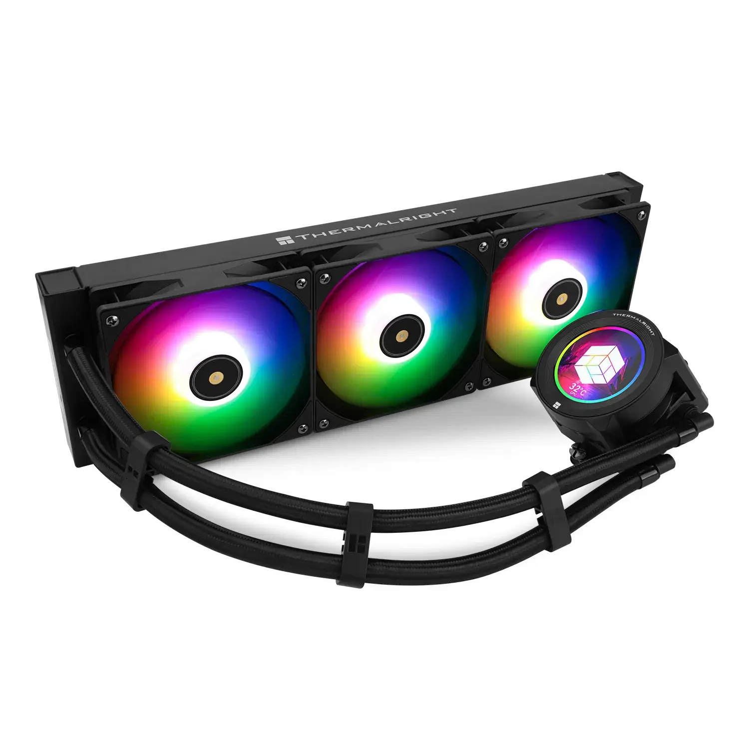 Tản Nhiệt Nước Thermalright Core Vision 360 ARGB (Black/White)