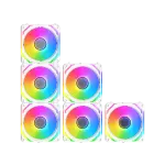FAN CASE XIGMATEK STARLINK ULTRA ARTIC - EN40856 - ARGB PACK x3
