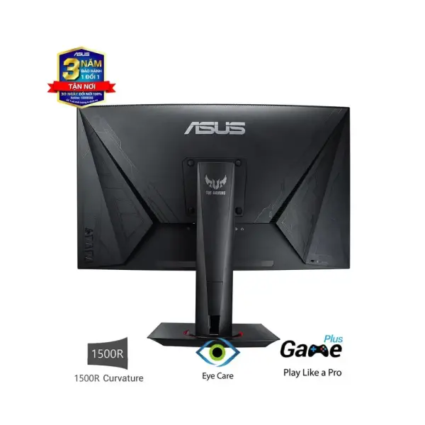 MÀN HÌNH CONG GAMING ASUS TUF GAMING VG27VQ 27" (1920x1080/VA/165HZ/1MS/FREESYNC)