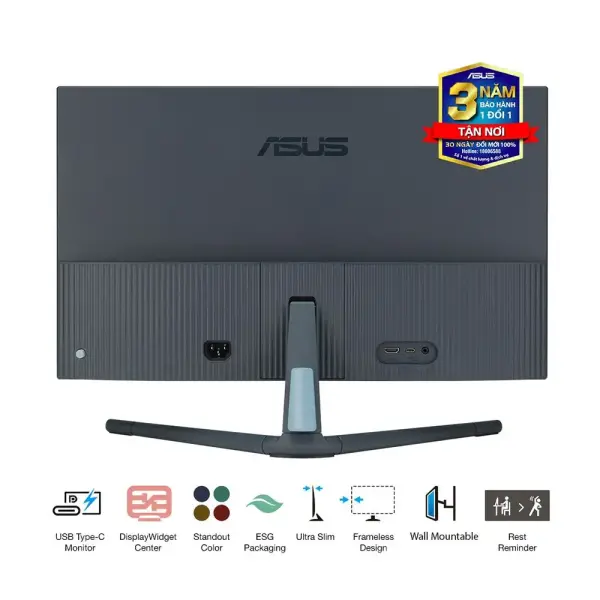 MÀN HÌNH ASUS VU249CFE-B (23.8 INCH - IPS - FHD - 100HZ - 1MS - ĐEN - USB TYPE C)