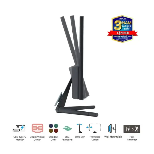 MÀN HÌNH ASUS VU249CFE-B (23.8 INCH - IPS - FHD - 100HZ - 1MS - ĐEN - USB TYPE C)
