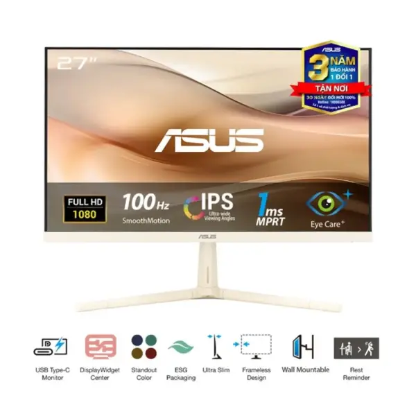 MÀN HÌNH ASUS VU249CFE-M (23.8 inch - IPS - FHD - 100Hz - 1ms)