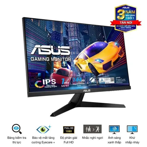 MÀN HÌNH ASUS VY249HGE (23.8 INCH /FHD /IPS /144HZ /1MS/ FREESYNC)