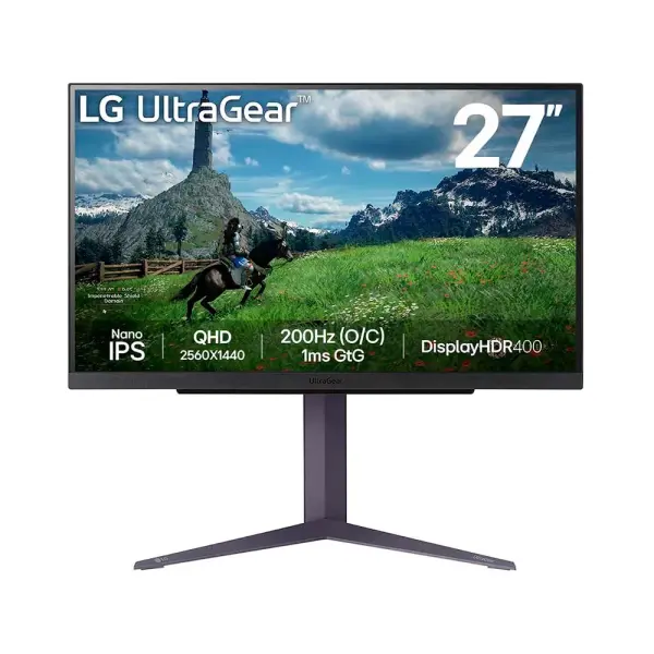 MÀN HÌNH LG 27GS85Q-B ( 27 INCH/ QHD/ NANO IPS/ 200HZ/ HDR10/ 1MS)