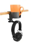GIÁ ĐỂ CỐC KẸP BÀN TÍCH HỢP MÓC TREO ĐỒ HYPERWORK HPW-CH01