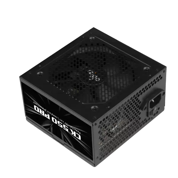 NGUỒN AIGO CK550 PRO 550W/ 80+ EFICIENCY ( DÂY CÁP ĐEN DẸT)