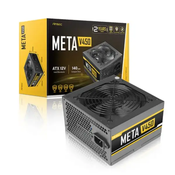 NGUỒN MÁY TÍNH ANTEC META V450 (450W) / V550 (550W) / V650 (650W) / V750 (750W), ĐIỆN ÁP 230V