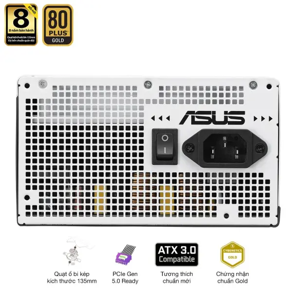 NGUỒN ASUS PRIME AP750W GOLD - 80 PLUS GOLD - ATX3.0