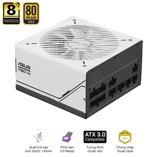 NGUỒN ASUS PRIME AP750W GOLD - 80 PLUS GOLD - ATX3.0
