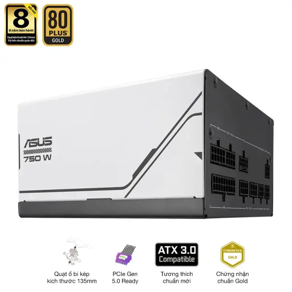 NGUỒN ASUS PRIME AP750W GOLD - 80 PLUS GOLD - ATX3.0