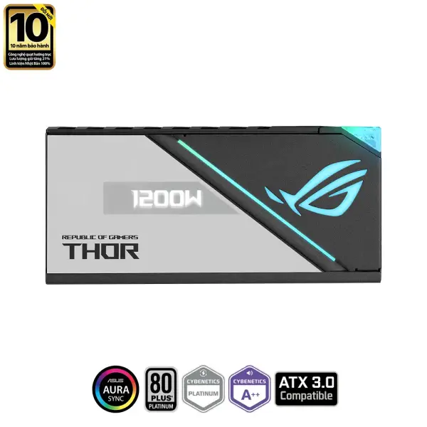Nguồn Asus Rog Thor 1200P2 Platium II 1200W 80 Plus Platinum Full Modular