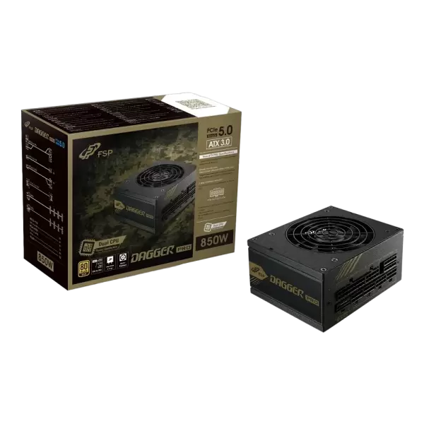 NGUỒN FSP DAGGER PRO 850W ATX3.0 (850W/ 80 PLUS GOLD/ SFX/ FULL MODULAR) - SDA2-850