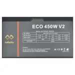 Nguồn Infinity ECO 450W V2 – DC to DC – Hiệu suất 85% – Active PFC – Single Rail