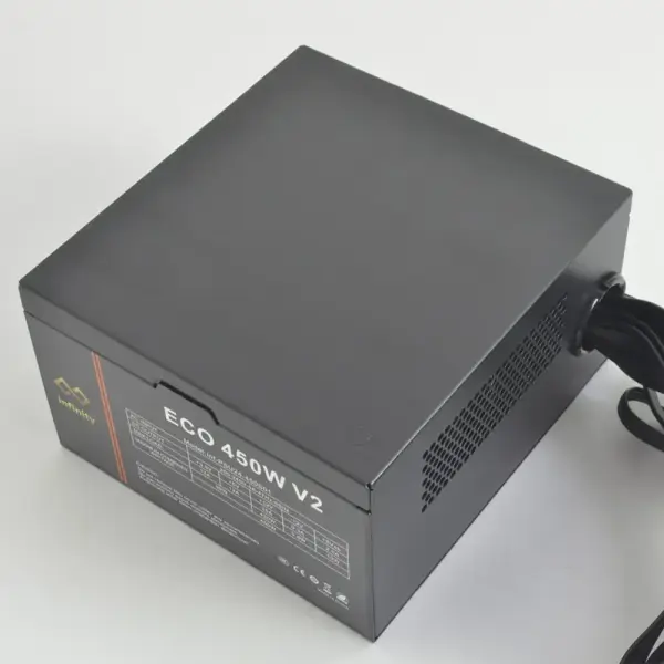 Nguồn Infinity ECO 450W V2 – DC to DC – Hiệu suất 85% – Active PFC – Single Rail