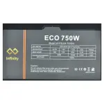 Nguồn Infinity Eco 750w – Dc To Dc – Hiệu Suất 85% – Active Pfc – Single Rail