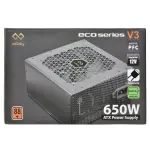 Nguồn Infinity Eco 650w V3 – DC to DC – Hiệu suất 88% – Active PFC – Single Rail