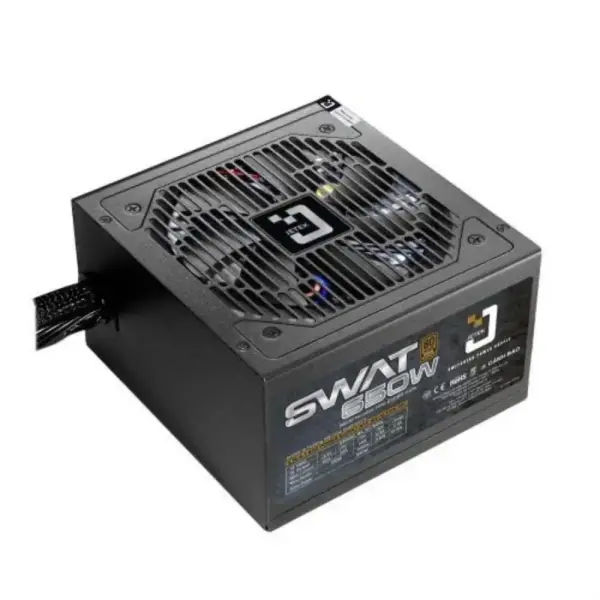NGUỒN JETEK SWAT650V1 650W (80PLUS BRONZE/MÀU ĐEN)