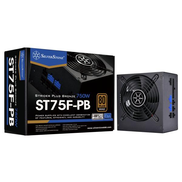 Nguồn SilverStone ST75F-PB 750W 80 Plus Bronze Full Modular