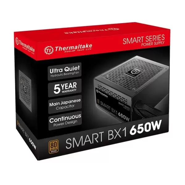 NGUỒN THERMALTAKE SMART BX1 650W (80 PLUS BRONZE/ACTIVE PFC)